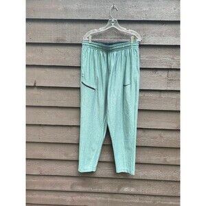 Nike Men’s XL Green Training Joggers Track Pants Lightweight Pockets Swoosh Logo